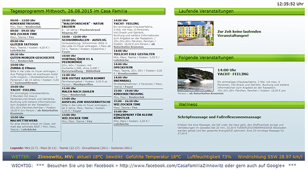 Veranstaltungsübersicht